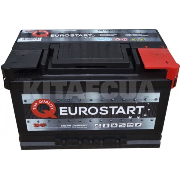 Аккумулятор автомобильный 77Ач 740А "+" справа EUROSTART (577046074)