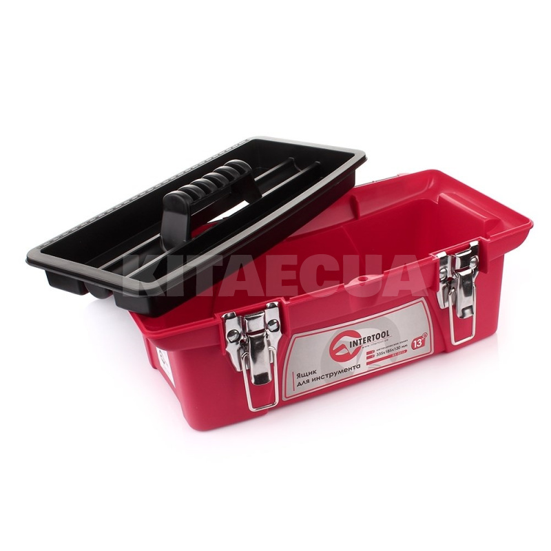 Ящик для инструмента с металлическими замками 335 x 185 x 130 мм Intertool (BX-0513) - 2