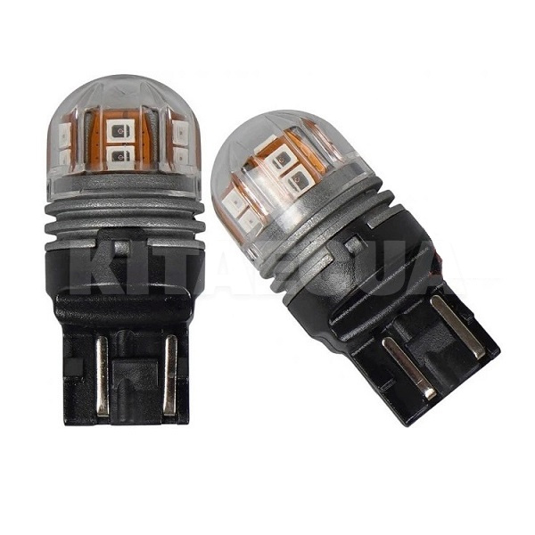 Світлодіодна лампа 12V W21/5W 1300K (компл.) AMS (41315) - 2