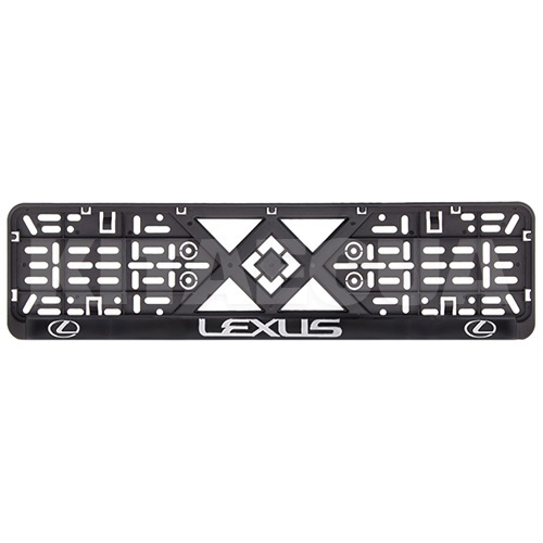 Рамка номерного знака пластик, з рельєфним написом LEXUS VITOL (50265)