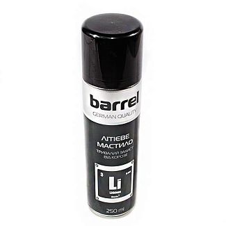 Смазка универсальная литиевая аэрозоль 250мл BARREL