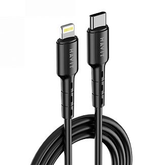 Кабель USB - Lightning PD20W HV-CB6239 1м черный HAVIT