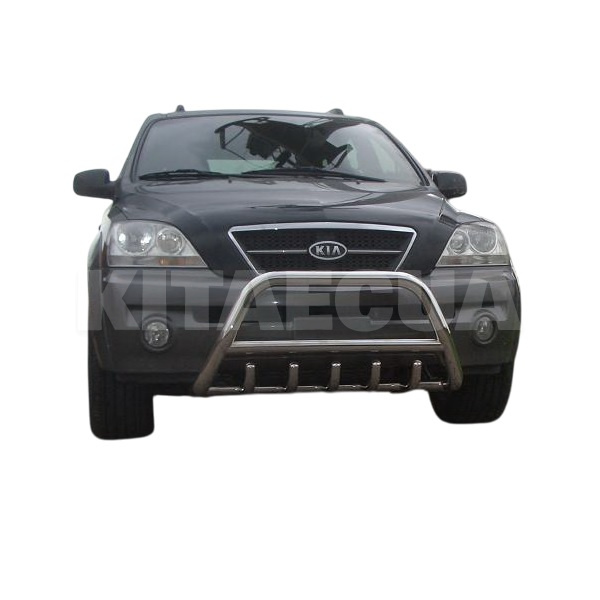 Кенгурятник WT003 Kia Sorento 2002-2009 нержавеющая сталь CAN (dug2020) - 2