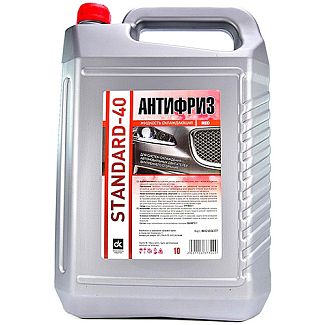 Антифриз красный 10л -24 °С Standard Дорожня карта