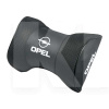 Подушка в машину на подголовник "Opel" черная (PP)