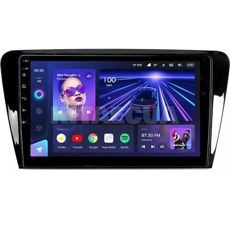 Штатная магнитола CC3L 4+64 Gb 10" Skoda Octavia 3 A7 2013-2018 (B) Teyes (52335)