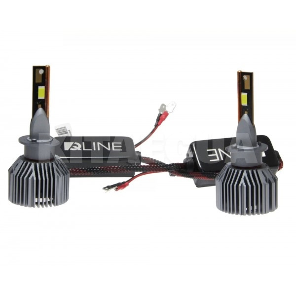 LED лампа для авто Ultra +200% H1 55W 6000K (комплект) QLine (00-00020566) - 2