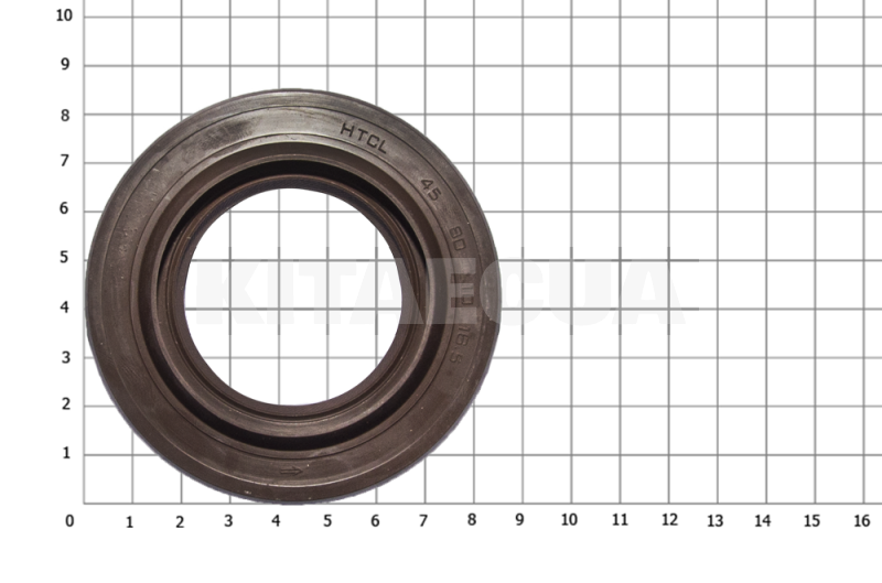 Сальник полуоси левый (большой) на Geely GC5 (3230331401) - 3