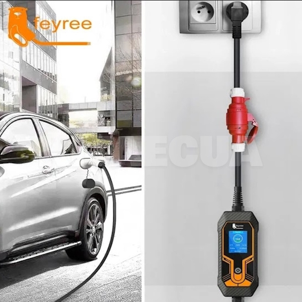 Переходник Red CEE 16A - Schuko 16A (розетка) FEYREE (P-CEER) - 4