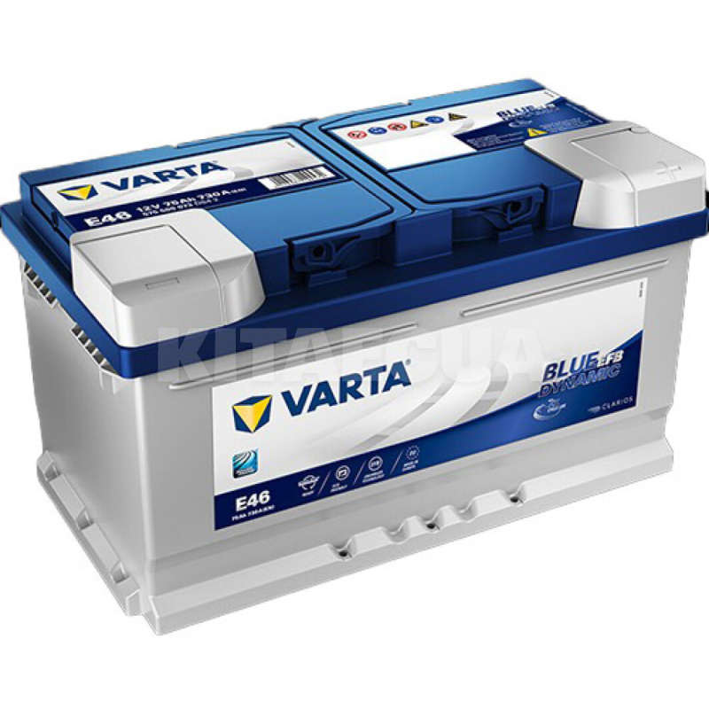Аккумулятор автомобильный 75Ач 730А "+" справа VARTA (VT 575500S)