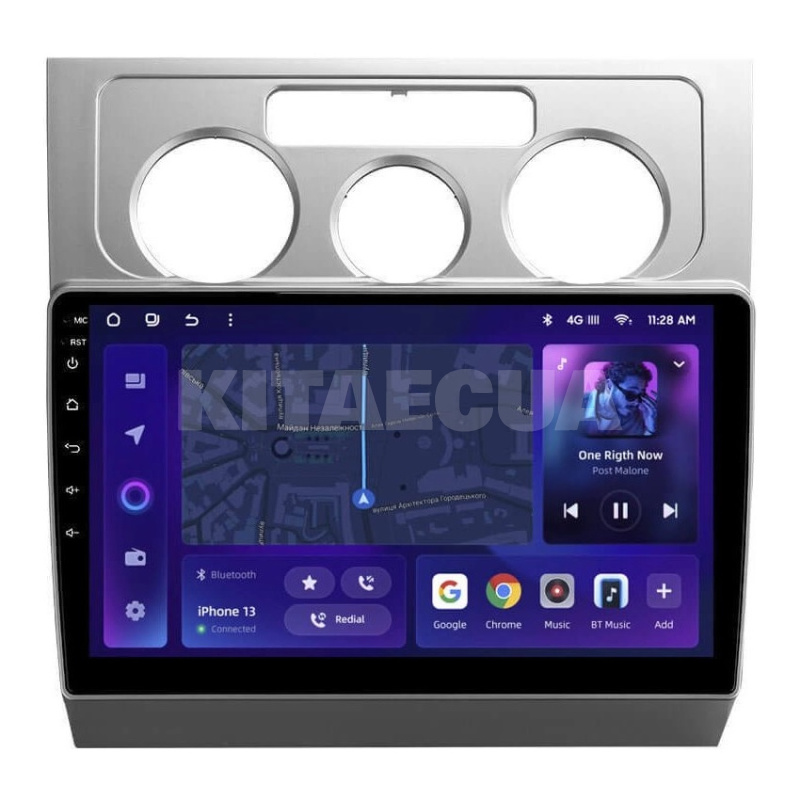 Штатна магнітола MOSS M3 4+32 ГБ 10" Volkswagen Touran 1 2003-2010 (F1) AMS (50939)