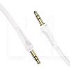 Кабель mini Jack 3.5 мм - mini Jack 3.5 mm 1м білий BOROFONE (BL6-1W)