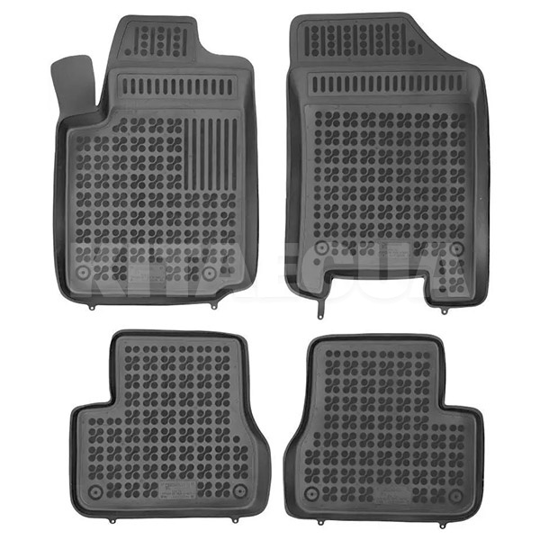 Гумові килимки в салон Citroen C3 (2002-2009) (4шт) 201203 REZAW-PLAST (942)