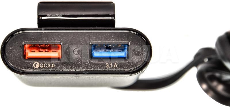 Автомобильное зарядное устройство 4 USB 12A Qualcom 3.0 Black CQC-450 XoKo (CQC-450-BK-XoKo) - 4