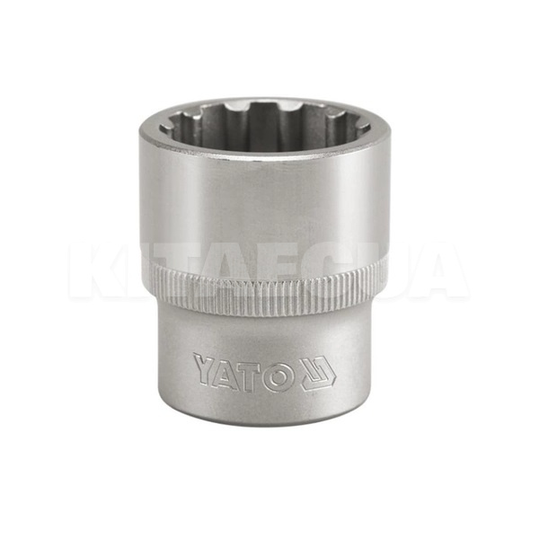 Головка торцевая SPLINE 24 мм 1/2" 38 мм YATO (YT-1476)