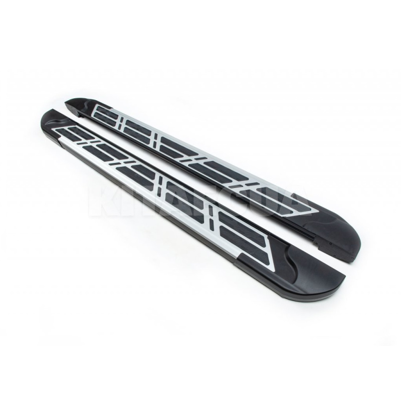 Бічні пороги Sunrise (2шт., Алюміній) Erkul на HYUNDAI Kona Electric (snr173)