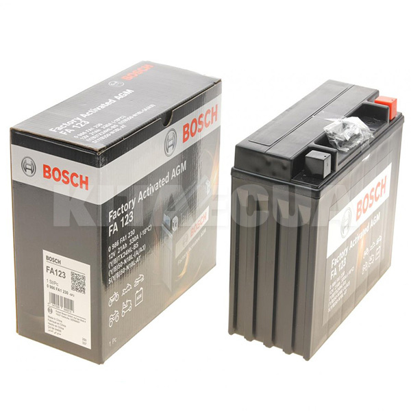 Мото аккумулятор FA 123 21Ач 330А "+" справа BOSCH (0 986 FA1 230) - 2