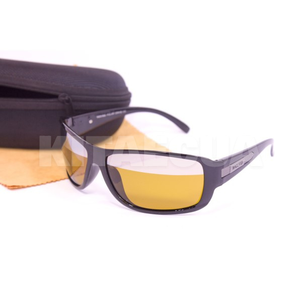 Очки для водителей поляризационные с футляром коричневые Shust (F0874-1)