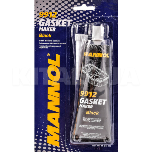 Герметик автомобильный формирователь прокладок 85г Gasket Maker черный Mannol (9912)