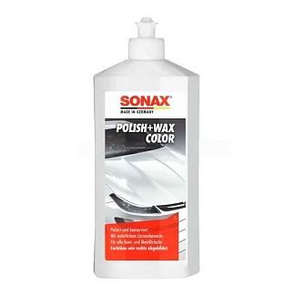 Цветной полироль c воском белый 250мл Polish&Wax Color NanoPro Sonax