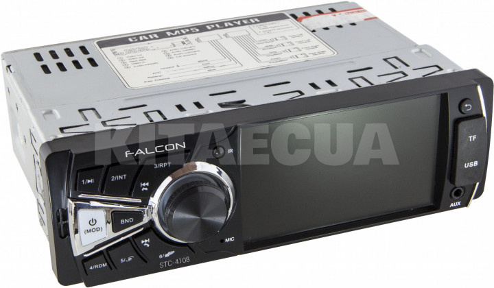 Автомагнітола 1DIN 4x45 W з 4" LCD дисплеєм FALCON (STC-4108) - 5