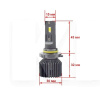 LED лампа для авто type 45 HB3 60W 6000K Cyclone (CR-45-HB3)