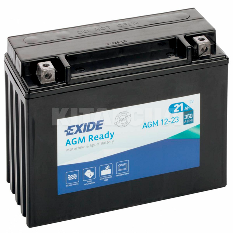 Мото акумулятор 21Ач 350A "+" праворуч EXIDE (AGM12-23)