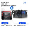 Штатна магнітола X1 2+32Gb 10" Toyota Corolla 11 Middle East 2013-2017 (B) Teyes (26881)