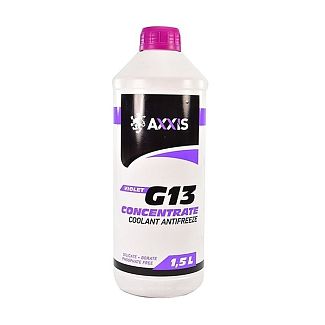 Антифриз-концентрат фіолетовий 1.5л G13 -80°С AXXIS