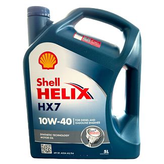 Масло моторне напівсинтетичне 5л 10W-40 Helix HX7 SHELL