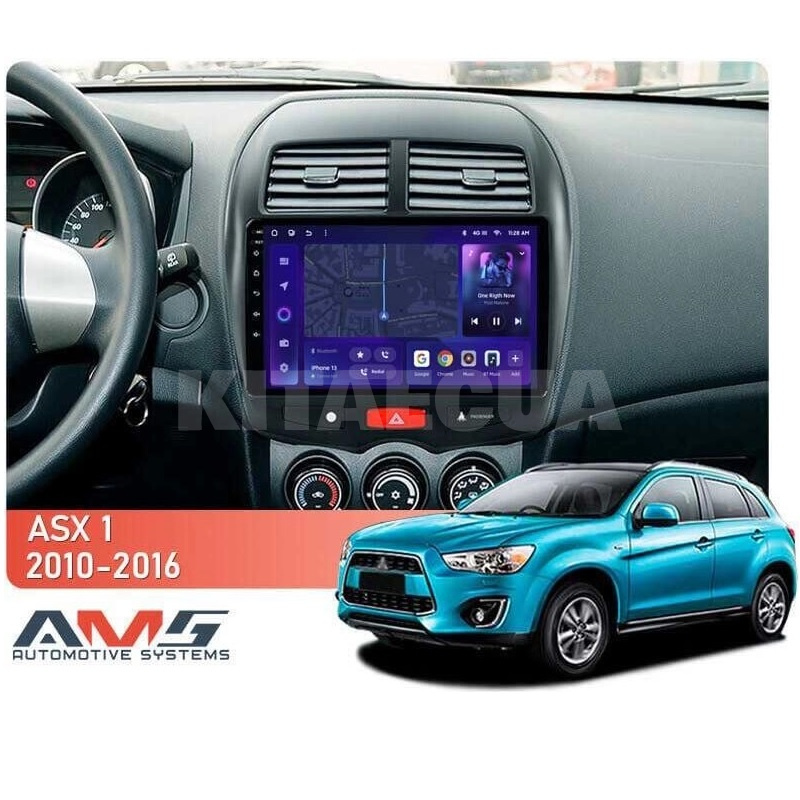Штатна магнітола MOSS M3 4+32 ГБ 10" Mitsubishi ASX 1 2010-2016 (B) AMS (50840) - 2