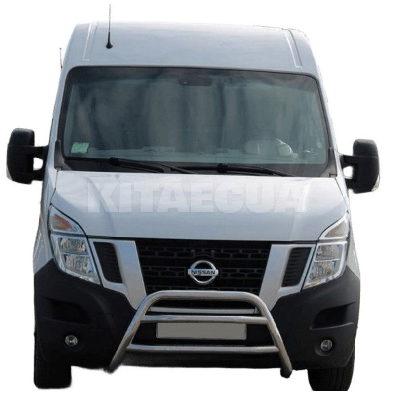 Кенгурятник WT022 Renault Master 2011-2023 нержавеющая сталь CAN (dd22656) - 2