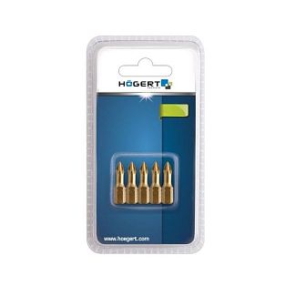 Біта PZ3 25 мм сталь S2 5 штук HOGERT