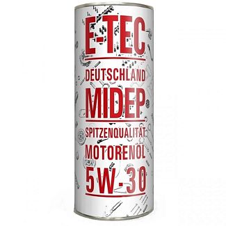 Масло моторное синтетическое 1л 5w-30 tec E-TEC