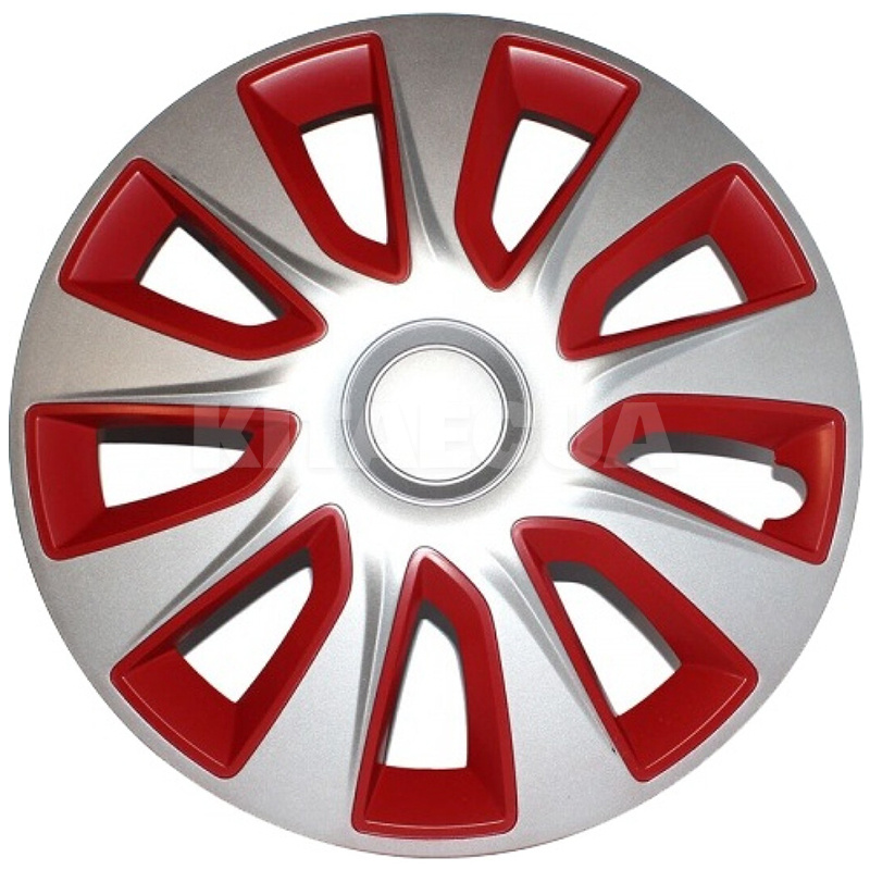 Ковпаки R13 STRATOS сіро-червоні (комп-кт) ELEGANT (103848)