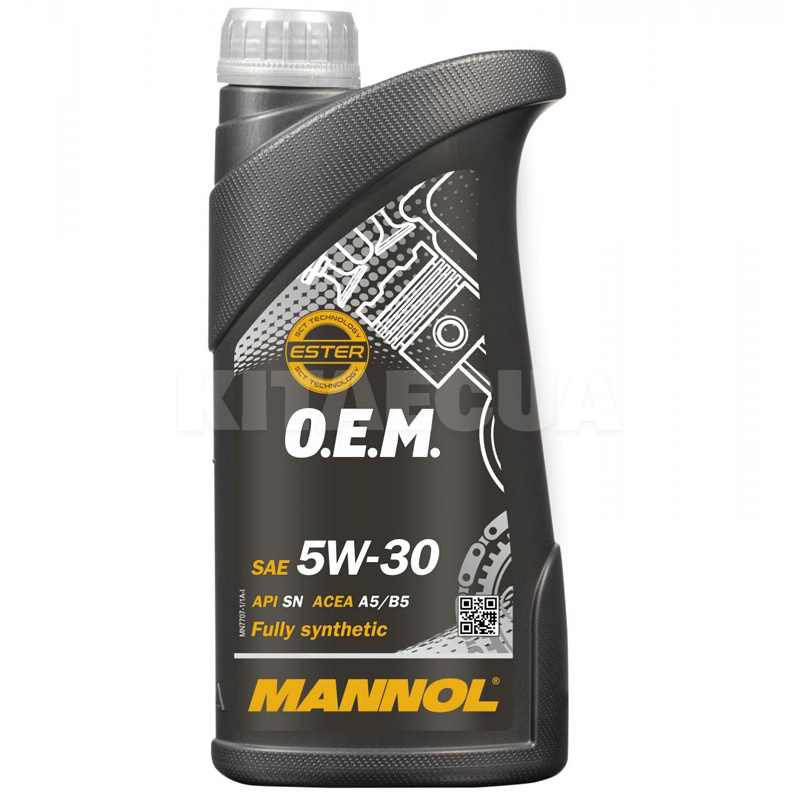 Масло моторное синтетическое 1л 5W-30 Energy Formula FR Mannol (MN7707-1)