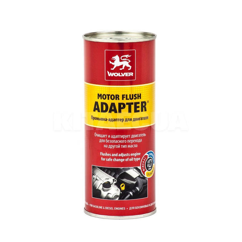 Промывка двигателя Motor Flush Adapter 350мл WOLVER (4260360940545)