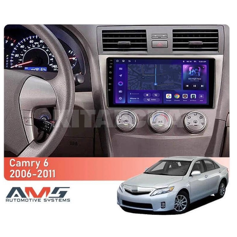 Штатна магнітола MOSS M3 4+32 ГБ 10" Toyota Camry 6 XV 40 2006-2011 (F2) AMS (50894) - 2