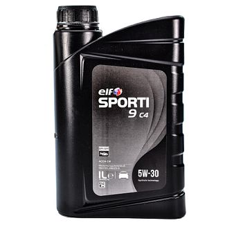 Масло моторное синтетическое 1л 5W-30 Sporti 9 C4 ELF