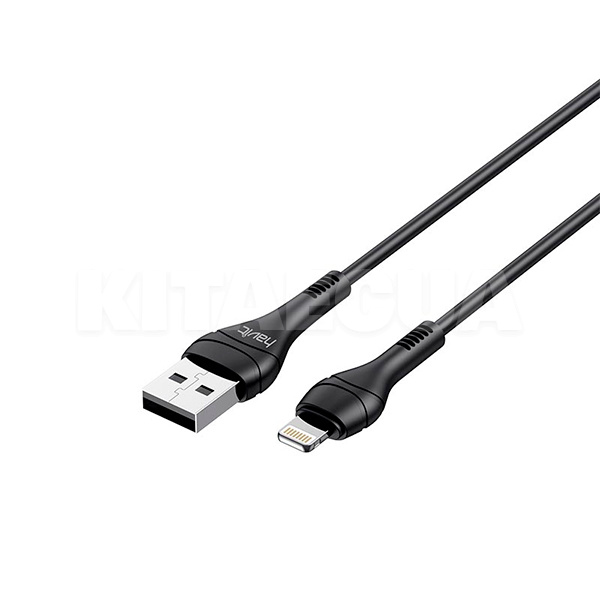 Кабель USB Lightning 1м чорний HAVIT (HV-CB6160) - 2