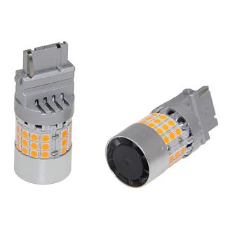 LED лампа для авто 3156 28W amber (комплект) QLine