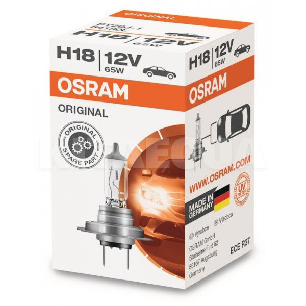 Галогенна лампа H18 65W 12V Osram (64180L-FS) - 2