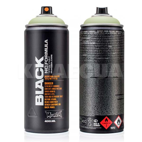 Фарба 400мл матова BLK 6420 Beetle MONTANA (321504-MONTANA) - 2