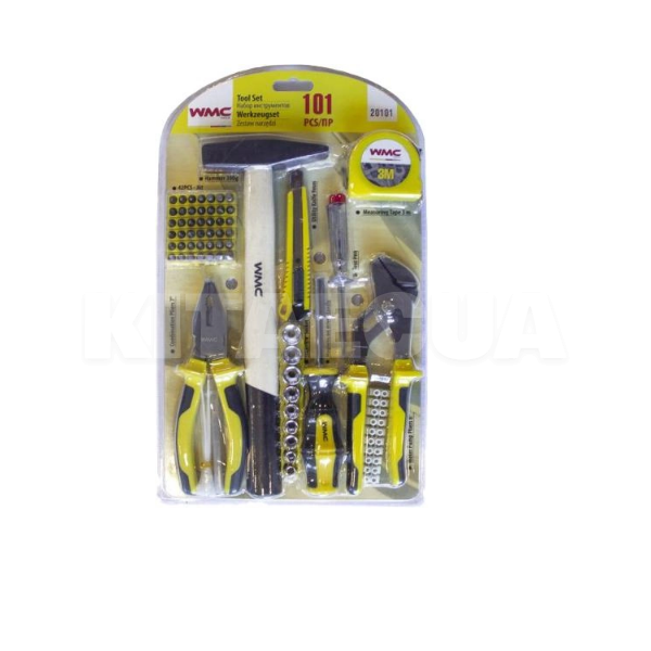 Набор инструментов 1/4" 101 предмет WMC TOOLS (WT-20101)