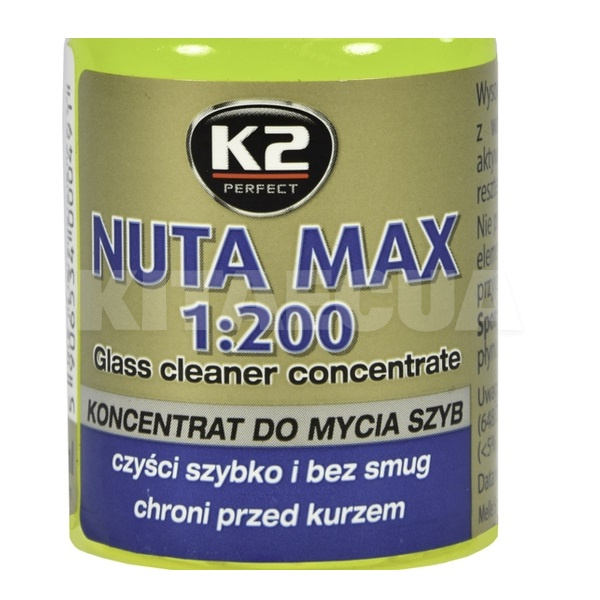 Очищувач для вікон та скла 50мл Nuta MAX концентрат K2 (K509) - 4