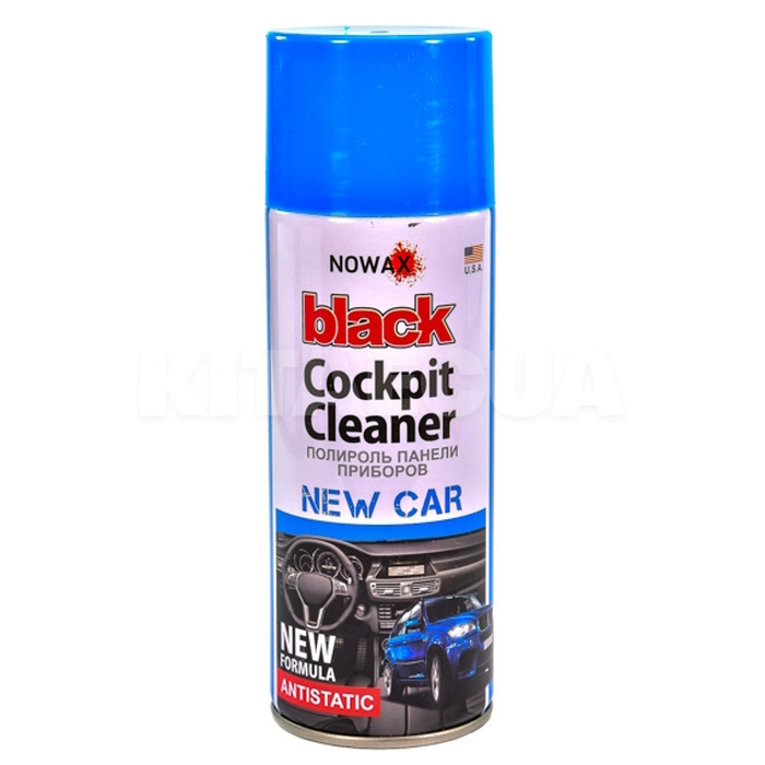 Полироль для пластика "новое авто" 450мл Cockpit Cleaner New Car NOWAX (NX00455)