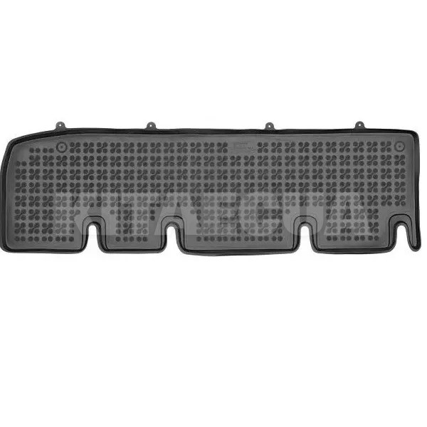 Гумовий килимок салон Renault Trafic 3 (2014-н.в.) 2-й ряд (без вентиляційних отворів) 201928 REZAW-PLAST (27646)