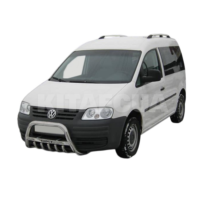 Кенгурятник WT003 Volkswagen Caddy 2004-2010 60мм нержавеющая сталь Caddy CAN (dug127393) - 4