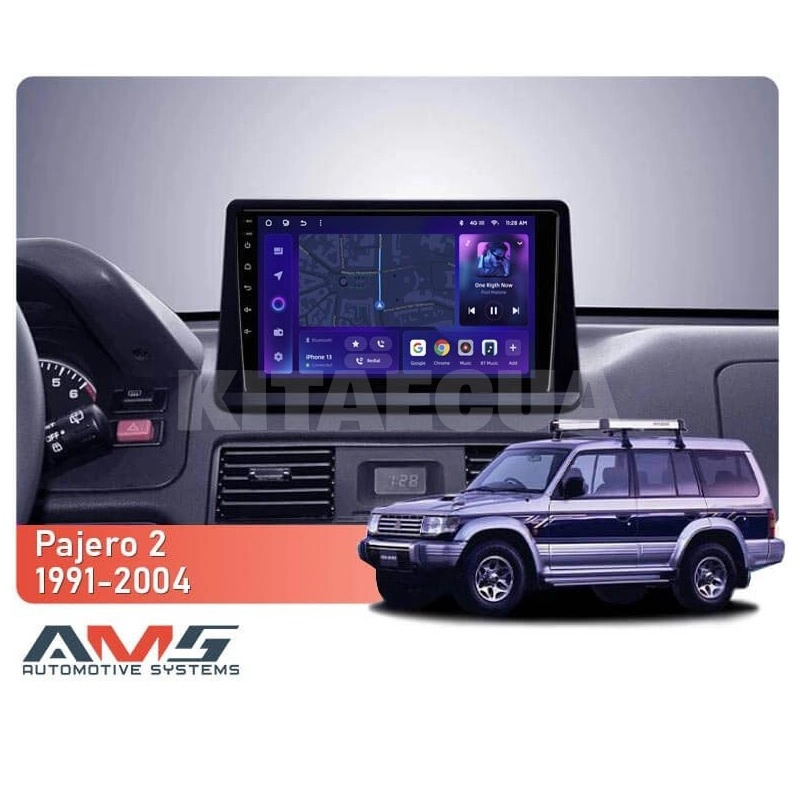 Штатна магнітола MOSS M3 4+32 ГБ 9" Mitsubishi Pajero 2 V40 V20 1991-2004 AMS (50560) - 2