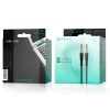 Кабель mini Jack 3.5 mm - mini Jack 3.5 mm Audiolink 1м черный BOROFONE (BL1B1)